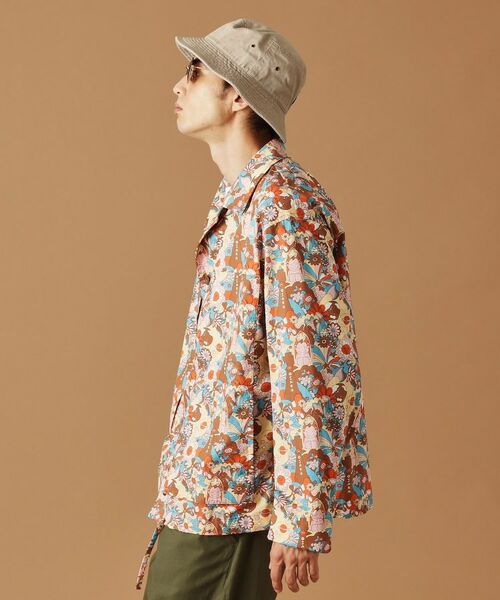 TAKEO KIKUCHI / タケオキクチ レザーブルゾン・ジャケット | 【Sサイズ～】ビリケンプリントシャツ地コーチジャケット | 詳細3