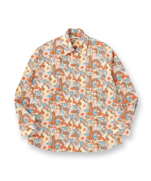 TAKEO KIKUCHI / タケオキクチ シャツ・ブラウス | 【Sサイズ～】ビリケンプリント 長袖シャツ | 詳細1