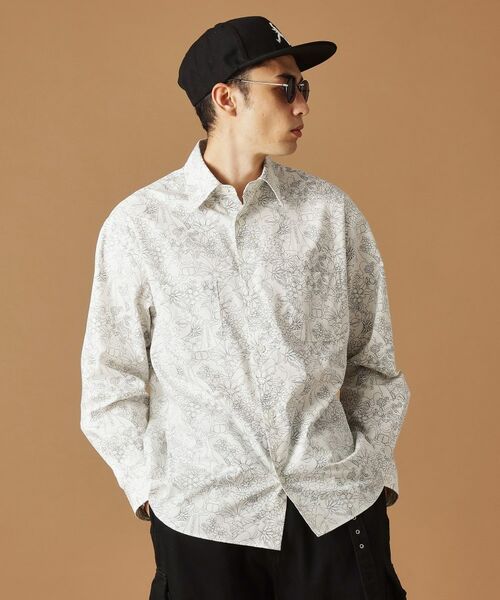 TAKEO KIKUCHI / タケオキクチ シャツ・ブラウス | 【Sサイズ～】ビリケンプリント 長袖シャツ | 詳細10