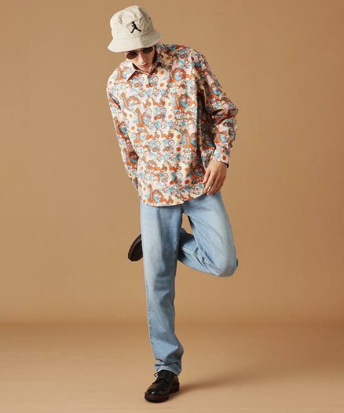 TAKEO KIKUCHI / タケオキクチ シャツ・ブラウス | 【Sサイズ～】ビリケンプリント 長袖シャツ | 詳細18