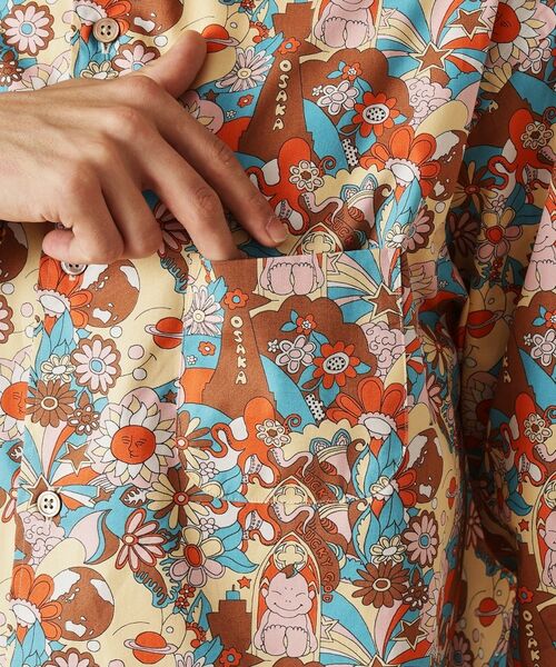 TAKEO KIKUCHI / タケオキクチ シャツ・ブラウス | 【Sサイズ～】ビリケンプリント 長袖シャツ | 詳細6