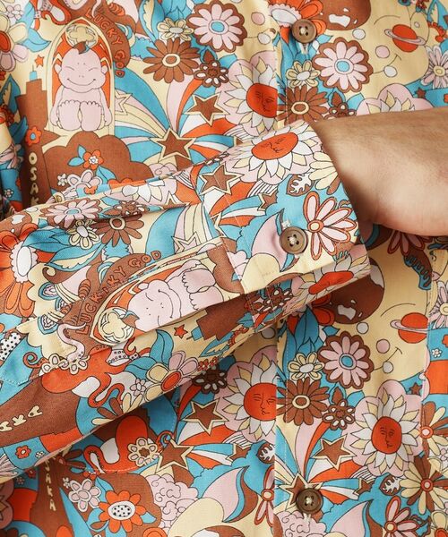 TAKEO KIKUCHI / タケオキクチ シャツ・ブラウス | 【Sサイズ～】ビリケンプリント 長袖シャツ | 詳細8