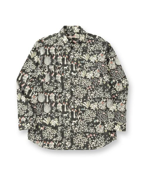 TAKEO KIKUCHI / タケオキクチ シャツ・ブラウス | 【Sサイズ～】フラワープリントシャツ | 詳細1