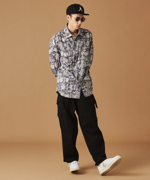 TAKEO KIKUCHI / タケオキクチ シャツ・ブラウス | 【Sサイズ～】フラワープリントシャツ | 詳細12