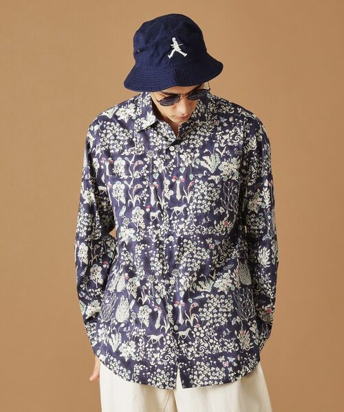 TAKEO KIKUCHI / タケオキクチ シャツ・ブラウス | 【Sサイズ～】フラワープリントシャツ | 詳細14