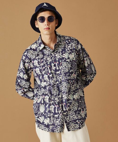 TAKEO KIKUCHI / タケオキクチ シャツ・ブラウス | 【Sサイズ～】フラワープリントシャツ | 詳細22