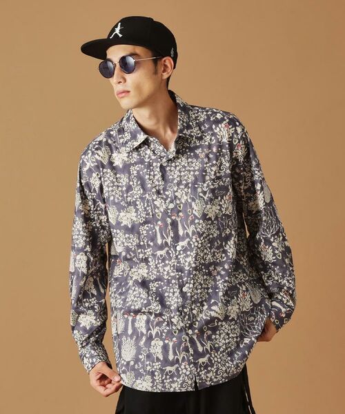 TAKEO KIKUCHI / タケオキクチ シャツ・ブラウス | 【Sサイズ～】フラワープリントシャツ | 詳細26