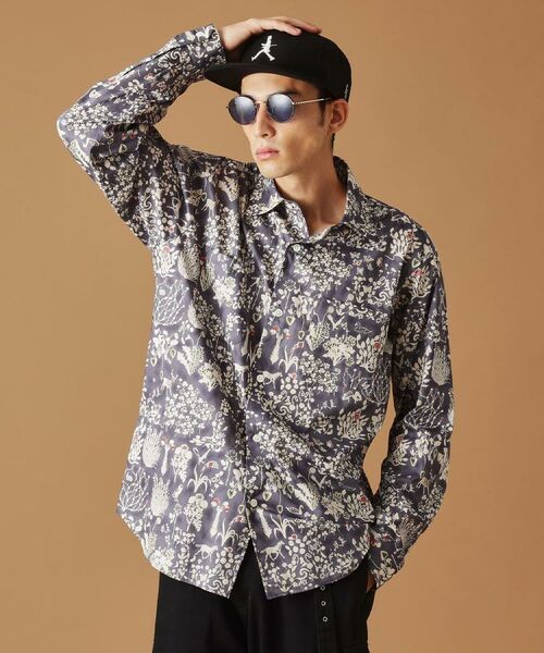 TAKEO KIKUCHI / タケオキクチ シャツ・ブラウス | 【Sサイズ～】フラワープリントシャツ | 詳細27