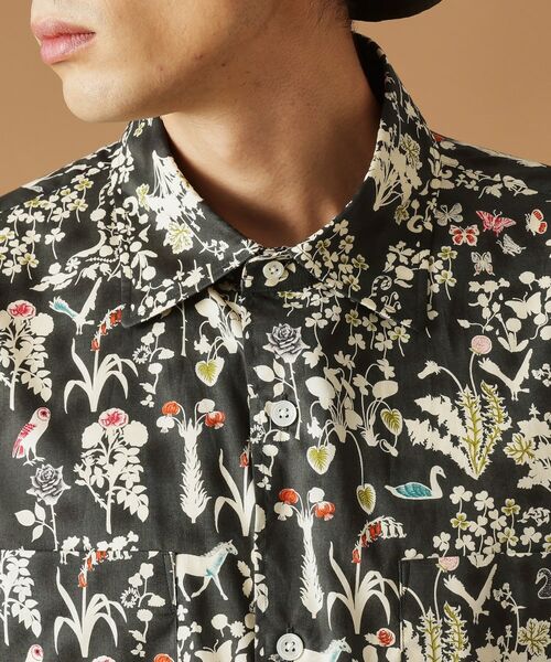 TAKEO KIKUCHI / タケオキクチ シャツ・ブラウス | 【Sサイズ～】フラワープリントシャツ | 詳細5