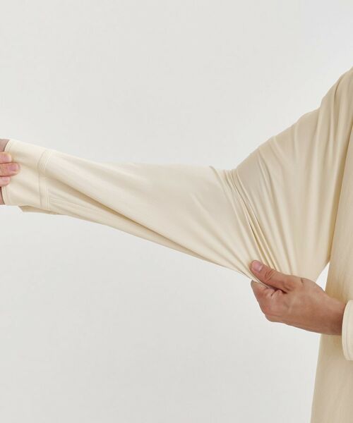 TAKEO KIKUCHI / タケオキクチ レザーブルゾン・ジャケット | 【3D ナイロン ストレッチ】スタンドカラー シャツブルゾン | 詳細13