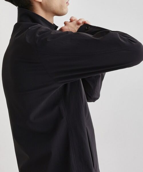 TAKEO KIKUCHI / タケオキクチ レザーブルゾン・ジャケット | 【3D ナイロン ストレッチ】スタンドカラー シャツブルゾン | 詳細22