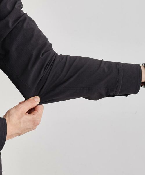 TAKEO KIKUCHI / タケオキクチ レザーブルゾン・ジャケット | 【3D ナイロン ストレッチ】スタンドカラー シャツブルゾン | 詳細23