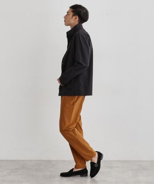 TAKEO KIKUCHI / タケオキクチ レザーブルゾン・ジャケット | 【3D ナイロン ストレッチ】スタンドカラー シャツブルゾン | 詳細24