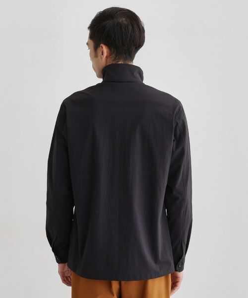 TAKEO KIKUCHI / タケオキクチ レザーブルゾン・ジャケット | 【3D ナイロン ストレッチ】スタンドカラー シャツブルゾン | 詳細4