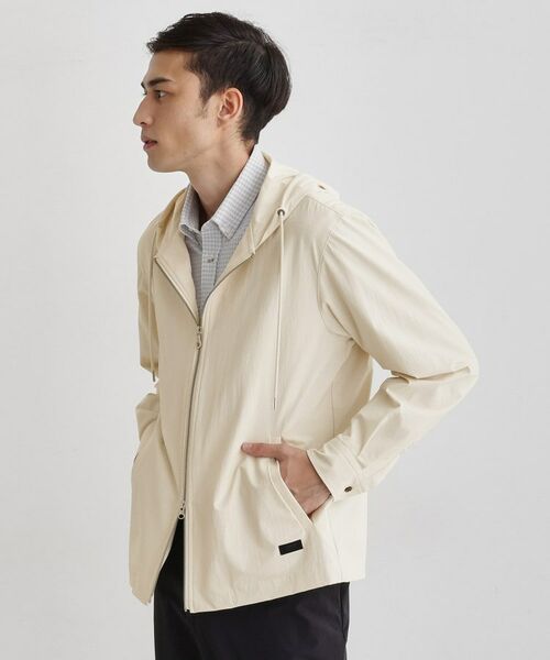 TAKEO KIKUCHI / タケオキクチ レザーブルゾン・ジャケット | 【3D ナイロン ストレッチ】ジップアップ フードブルゾン | 詳細11