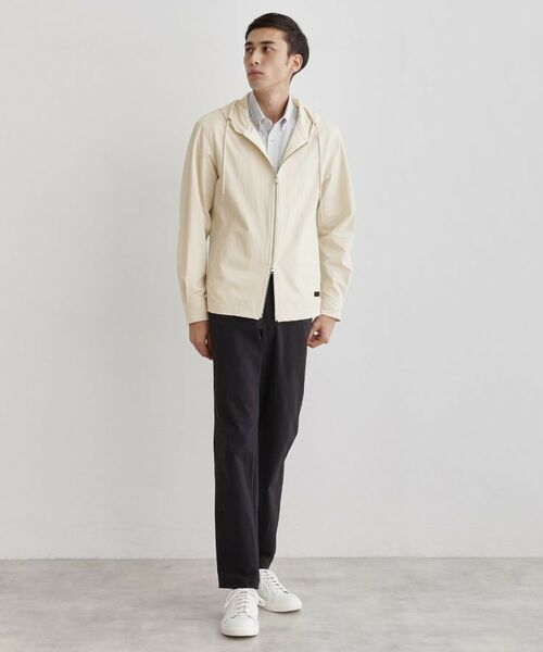 TAKEO KIKUCHI / タケオキクチ レザーブルゾン・ジャケット | 【3D ナイロン ストレッチ】ジップアップ フードブルゾン | 詳細12