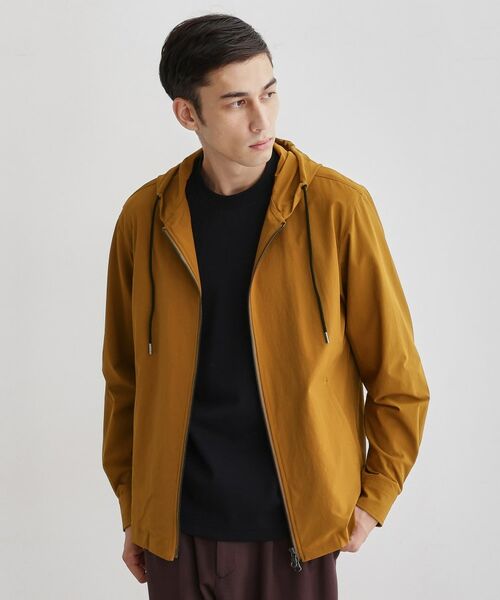 TAKEO KIKUCHI / タケオキクチ レザーブルゾン・ジャケット | 【3D ナイロン ストレッチ】ジップアップ フードブルゾン | 詳細18