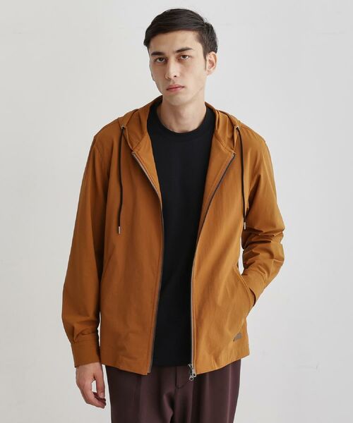 TAKEO KIKUCHI / タケオキクチ レザーブルゾン・ジャケット | 【3D ナイロン ストレッチ】ジップアップ フードブルゾン | 詳細19