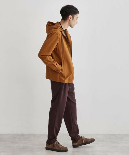TAKEO KIKUCHI / タケオキクチ レザーブルゾン・ジャケット | 【3D ナイロン ストレッチ】ジップアップ フードブルゾン | 詳細21