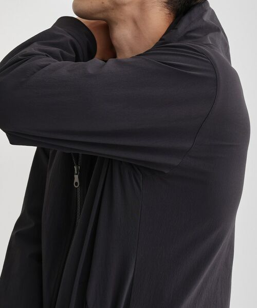 TAKEO KIKUCHI / タケオキクチ レザーブルゾン・ジャケット | 【3D ナイロン ストレッチ】ジップアップ フードブルゾン | 詳細25