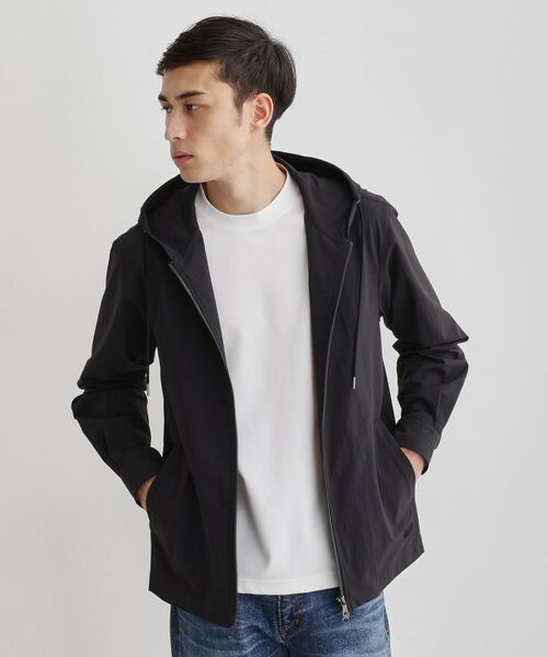 TAKEO KIKUCHI / タケオキクチ レザーブルゾン・ジャケット | 【3D ナイロン ストレッチ】ジップアップ フードブルゾン | 詳細26