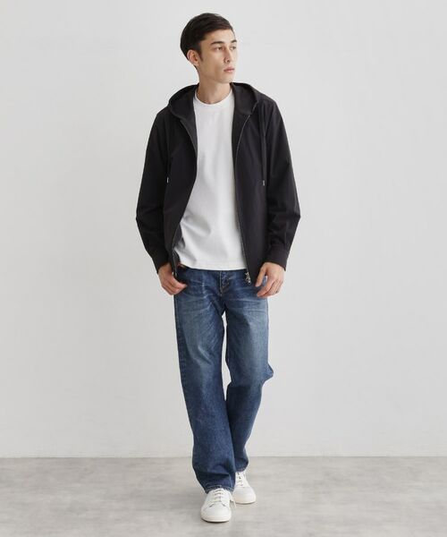 TAKEO KIKUCHI / タケオキクチ レザーブルゾン・ジャケット | 【3D ナイロン ストレッチ】ジップアップ フードブルゾン | 詳細28