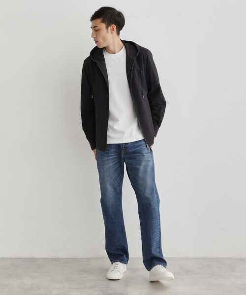 TAKEO KIKUCHI / タケオキクチ レザーブルゾン・ジャケット | 【3D ナイロン ストレッチ】ジップアップ フードブルゾン | 詳細30