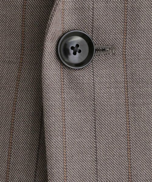 TAKEO KIKUCHI / タケオキクチ セットアップ | シャークスキン ストライプ スーツ | 詳細13