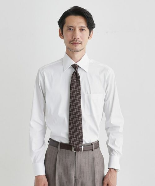 TAKEO KIKUCHI / タケオキクチ シャツ・ブラウス | ストレッチ ワイドカラー シャツ | 詳細11