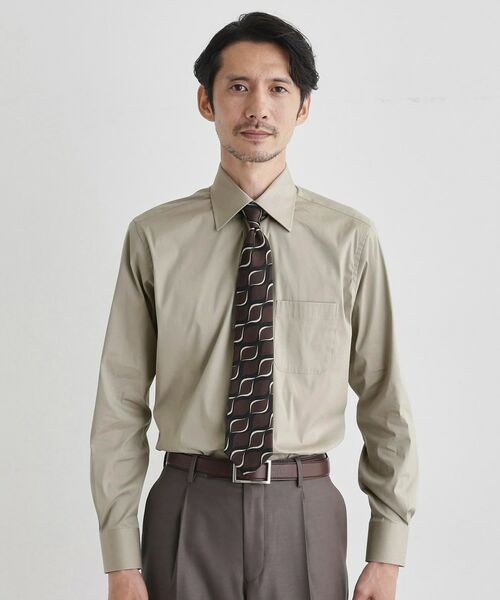 TAKEO KIKUCHI / タケオキクチ シャツ・ブラウス | ストレッチ ワイドカラー シャツ | 詳細15