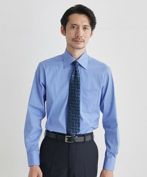 TAKEO KIKUCHI / タケオキクチ シャツ・ブラウス | ストレッチ ワイドカラー シャツ | 詳細20