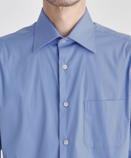 TAKEO KIKUCHI / タケオキクチ シャツ・ブラウス | ストレッチ ワイドカラー シャツ | 詳細5