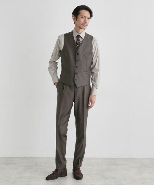 TAKEO KIKUCHI / タケオキクチ ベスト | ドーメル サージ ベスト | 詳細13