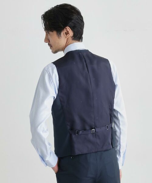 TAKEO KIKUCHI / タケオキクチ ベスト | ドーメル サージ ベスト | 詳細18