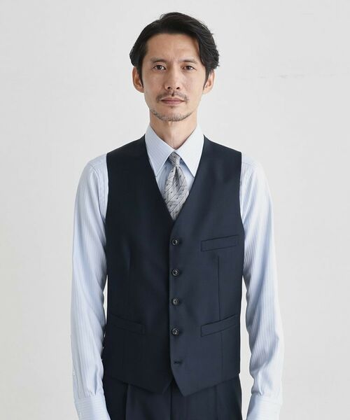 TAKEO KIKUCHI / タケオキクチ ベスト | ドーメル サージ ベスト | 詳細2