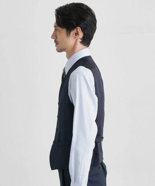 TAKEO KIKUCHI / タケオキクチ ベスト | ドーメル サージ ベスト | 詳細3