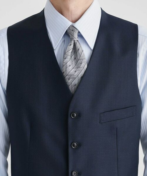 TAKEO KIKUCHI / タケオキクチ ベスト | ドーメル サージ ベスト | 詳細5