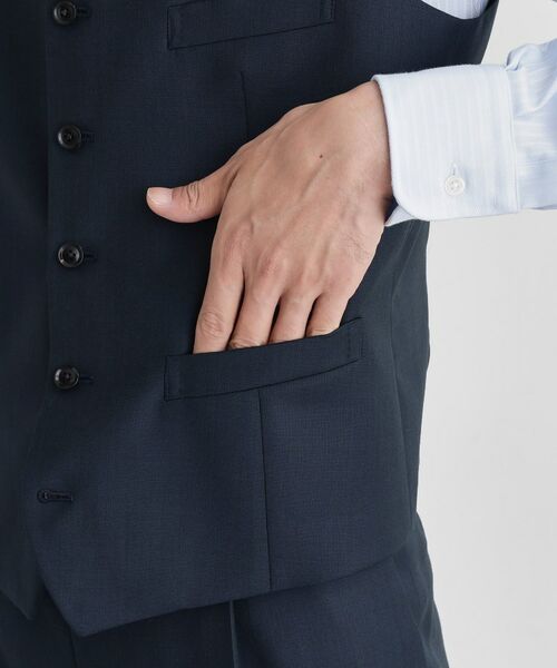 TAKEO KIKUCHI / タケオキクチ ベスト | ドーメル サージ ベスト | 詳細7