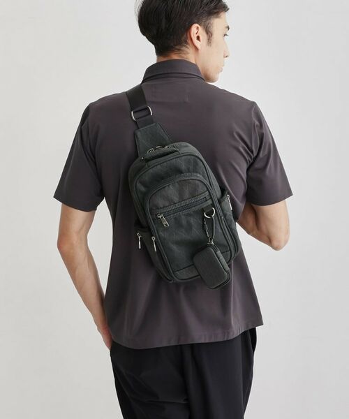 TAKEO KIKUCHI / タケオキクチ メッセンジャーバッグ・ウエストポーチ | シャドーラインボディバッグ | 詳細17