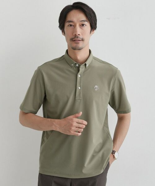 TAKEO KIKUCHI/タケオキクチ 【COOL CITY WEAR】エアートール ポロシャツ /接触冷感・通気性 カーキ(027) 02(M) TAKEO KIKUCHI/タケオキクチ 【COOL CITY WEAR】エアートール ポロシャツ /接触冷感・通気性 カーキ(027) 02(M)