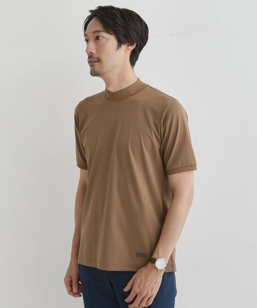 TAKEO KIKUCHI / タケオキクチ カットソー | 【COOL CITY WEAR】モックネック プルオーバー /接触冷感 | 詳細10