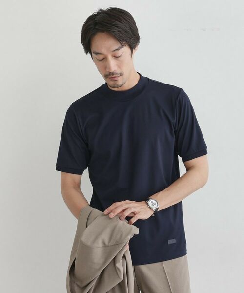 TAKEO KIKUCHI / タケオキクチ カットソー | 【COOL CITY WEAR】モックネック プルオーバー /接触冷感 | 詳細19