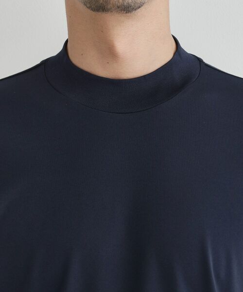 TAKEO KIKUCHI / タケオキクチ カットソー | 【COOL CITY WEAR】モックネック プルオーバー /接触冷感 | 詳細5