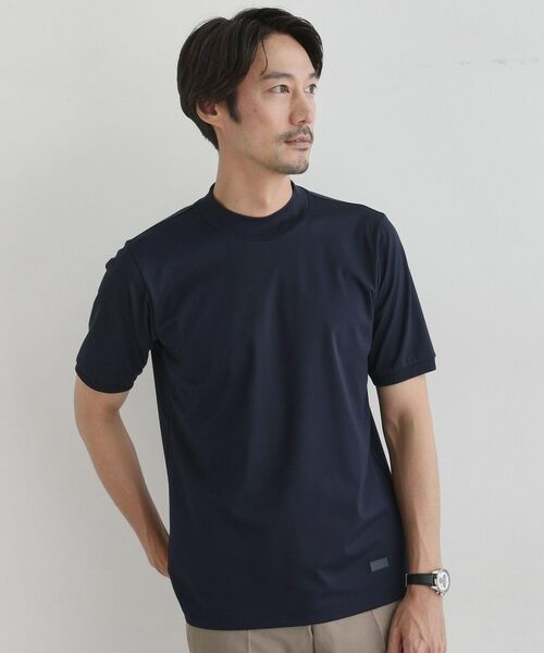 TAKEO KIKUCHI/タケオキクチ 【COOL CITY WEAR】モックネック プルオーバー /接触冷感 ネイビー(094) 03(L) TAKEO KIKUCHI/タケオキクチ 【COOL CITY WEAR】モックネック プルオーバー /接触冷感 ネイビー(094) 03(L)