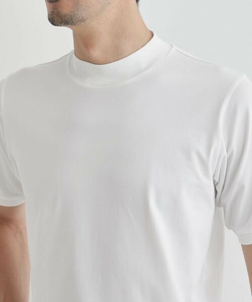 TAKEO KIKUCHI / タケオキクチ カットソー | 【COOL CITY WEAR】インドライ天竺モックネック プルオーバー /吸汗速乾 | 詳細10