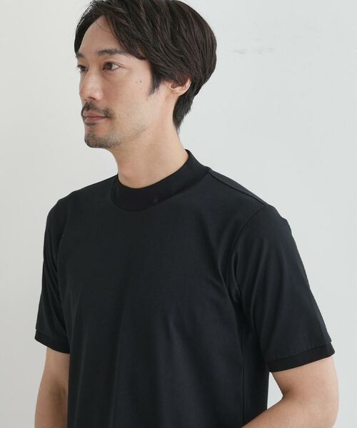 TAKEO KIKUCHI / タケオキクチ カットソー | 【COOL CITY WEAR】インドライ天竺モックネック プルオーバー /吸汗速乾 | 詳細18