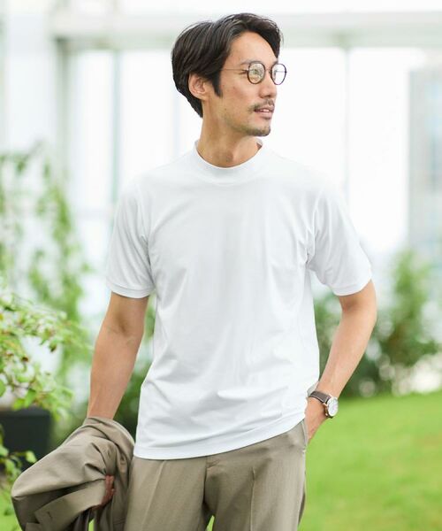 TAKEO KIKUCHI / タケオキクチ カットソー | 【COOL CITY WEAR】インドライ天竺モックネック プルオーバー /吸汗速乾 | 詳細24