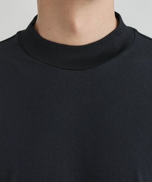 TAKEO KIKUCHI / タケオキクチ カットソー | 【COOL CITY WEAR】インドライ天竺モックネック プルオーバー /吸汗速乾 | 詳細5