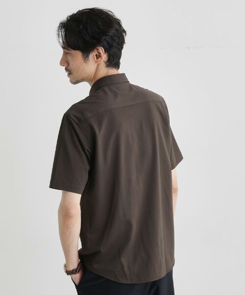 TAKEO KIKUCHI / タケオキクチ シャツ・ブラウス | 【COOL CITY WEAR】ストライプジャージ ボタンダウンシャツ /接触冷感 | 詳細10