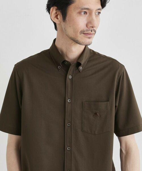 TAKEO KIKUCHI / タケオキクチ シャツ・ブラウス | 【COOL CITY WEAR】ストライプジャージ ボタンダウンシャツ /接触冷感 | 詳細11